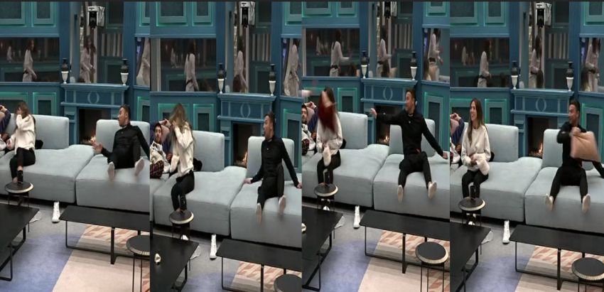 הלם ג'וזי זורק כרית בחוזקה שפוגעת בטעות בפנים של נועה