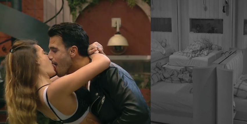 מה שהתחיל בנשיקה לוהטת בחצר נמשך אל מתחת לשמיכות